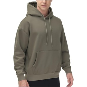 Sudadera con Capucha de Forro Polar para Hombre, Forro Polar Berber en el Interior, Sudadera Holgada de Gran Tamaño, Sudadera Ultra Suave - Product Image 4