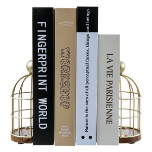 Porte-livres en métal blanc en forme de U, vente en gros |   Organisateur de bureau moderne - Product Image 4