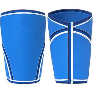 2025 nouvelle conception Logo personnalisé haltérophilie forte 7mm néoprène genouillères pour puissance levage haltérophilie Compression orthèse - Product Image 1