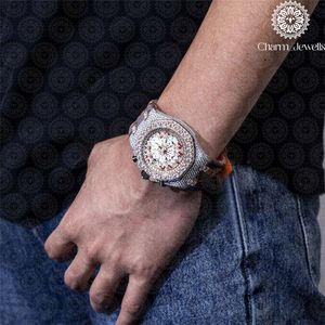 Charm_Jewells Women's Luxury Stainless Steel <b>Watch</b> 38mm Round Case Analog Quartz Sapphire Crystal Dial Leather Band Buckle Clasp - Product Image 5