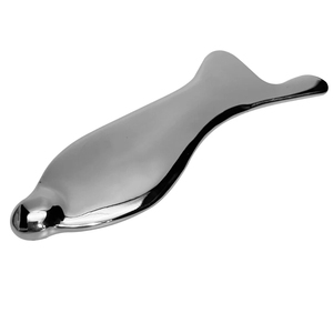 Raspadores Gua Sha de Acero Inoxidable 304, Cuchillo Miofascial, Masajeador Relajante Muscular, Raspadores con Forma de Pez de 46*135 mm - Product Image 1