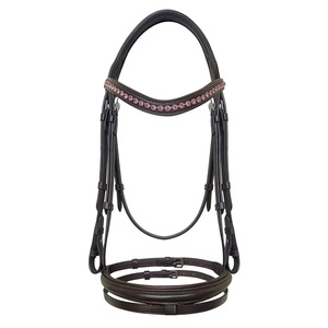 Produits équestres élégants, de qualité supérieure, doux et confortables, collier de tête réglable, bride rembourrée pour chevaux, fabricant et grossiste. - Product Image 1