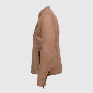 Veste en cuir PU pour homme, style streetwear décontracté, veste d'hiver à bas prix, fabriquée au Pakistan - Product Image 5