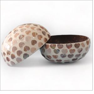 Nouveau Design 2023 bol en noix de coco avec coquille d'œuf fait à la main à partir de 100% naturel pour la vaisselle de luxe décor haut sélectionné au Vietnam - Product Image 1