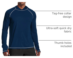 Sudadera con Capucha de Pesca Sublimada, Camiseta de Manga Larga de Alto Rendimiento, Sudadera con Capucha Personalizada con Estampado de Pesca, Sudadera Textil con Control de Humedad para Exteriores - Product Image 3