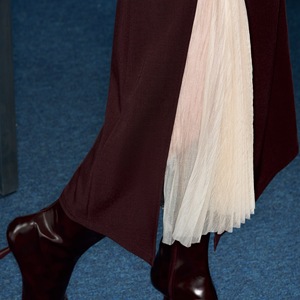 Vestido Midi Holgado de Manga Corta con Cuello Redondo y Corsé Estructurado Informal para Mujer, Marca AnyShape, ODM - Product Image 6