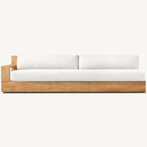A <b>sofa</b> with a seating capacity of two people made of durable and good teak wood, suitable for indoor use in the <b>living</b> <b>room</b> - Product Image 5