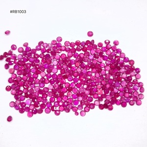 ทับทิมธรรมชาติ 100% คุณภาพเยี่ยมจากโมซัมบิก รูปทรงกลม ขนาด 2.75 มม. (ล็อต) น้ำหนัก 35.07 กะรัต พลอยหลวม สีสม่ำเสมอ สำหรับทำเครื่องประดับตามสั่ง - Product Image 1