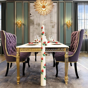 Vela decorativa en forma de capullo de rosa con acabado perfectamente liso, arte floral delicado para un toque encantador y artístico. - Product Image 3