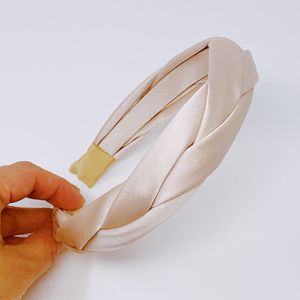 Diadema de satén de seda trenzada - Product Image 1