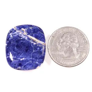 Natural Sodalite Pair Latest Design Natural Stone Wholesale Cabochon Gemstone Pair Earrings Gemstone for Making Jewellery