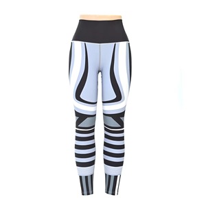 Leggings de yoga pour femmes, taille élastique unie, personnalisables, impression numérique du logo, livraison directe, pantalons d'entraînement - Product Image 1
