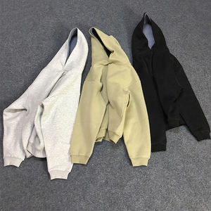 Veste à capuche en flanelle à carreaux réversible pour homme |   Veste courte à double fermeture éclair, coupe ample |   Fabricant OEM personnalisé - Product Image 4