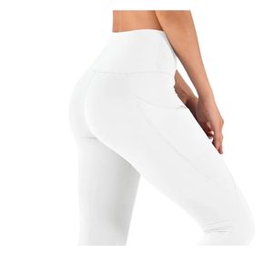 Leggings de Yoga Capri de Cintura Alta para Mujer, al por Mayor, Personalizados, con Bolsillo, Transpirables, Elásticos, para Gimnasio, Fitness, Entrenamiento Deportivo - Product Image 3