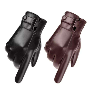 Gants de conduite en cuir antidérapants à haute adhérence, gants de conduite en cuir à manchette courte, confortables et flexibles pour la voiture - Product Image 3