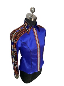 Chaqueta de Montar Misha International Western, Elástica, de Poliéster, con Detalles Brillantes, para Jinete - Product Image 1