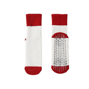 Wholesale Red White Non-Slip Yoga <b>Socks</b> Ankle Length Anti-Slip <b>Grip</b> Sole For Indoor Sports Adults Summer Standard Thickness - Product Image 3