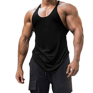 Camiseta Deportiva sin Mangas Personalizada para Hombre, 95% Algodón, Transpirable, para Gimnasio, Baloncesto, Running, Entrenamiento, Fitness - MOQ Bajo - Product Image 4