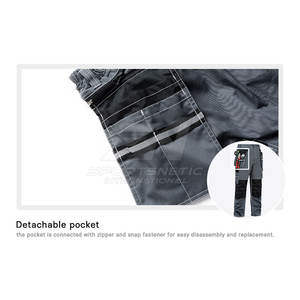 Pantalones de Trabajo Reflectantes de Alta Visibilidad para Proyectos de Construcción y Obras Viales con MOQ Bajo - Product Image 5