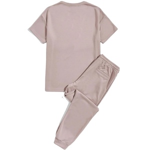 2026 New Arrival Wholesale Summer Men Casual T-shirt <b>Trouser</b> Set Breathable T-shirt <b>Trouser</b> Set - Product Image 4