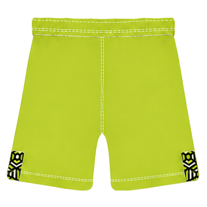 Conjunto de Camiseta y Pantalones Cortos de Rugby Geométricos en Verde Lima, Negro y Blanco, Cuello Redondo, Manga Corta, Personalizable, Transpirable, para Entrenamiento Deportivo en Equipo - Product Image 6