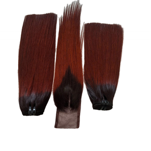 Extensiones de cabello Remy vietnamita más vendidas 100%, últimas tendencias, ondas rectas sedosas y rizadas, estilo Yaki tipo Clip profundo Suelto - Product Image 3
