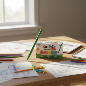 Pastelli Carioca Plastello 30 Colori Super Resistenti, Materiali Artistici - Product Image 3