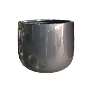 Pot de fleurs en fibre de verre rustique de grande taille, prêt à être expédié, de qualité supérieure, pour plantes d'intérieur et d'extérieur, décoration de jardin, léger et durable - Product Image 1
