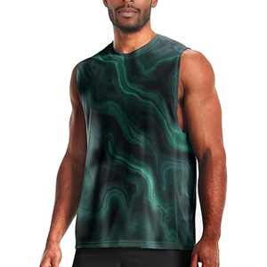 Mens Tank Top Bodybuilding Sleeveless Gym Workout Shirt - Product Image 2