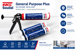 General Purpose Silicone Expansion Joint <b>Sealant</b> 300ml <b>Waterproof</b> Adhesive Caulking Dispensing Gun for Construction Use Sealing - Product Image 3