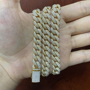 Cadena de Hip Hop con Diamantes de Moissanita de la Mejor Calidad, Contemporánea, para Hombres y Mujeres, Ideal para Fiestas y Eventos, Disponible al Mejor Precio - Product Image 3
