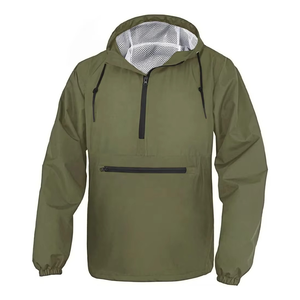 Veste de cyclisme imperméable pour homme, coupe-vent, avec capuche et fermeture éclair quart de tour - Product Image 2