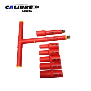 ชุดเครื่องมือฉนวนกันไฟฟ้า VDE 1000V ขนาด 3/8 นิ้ว ยี่ห้อ TAIWAN CALIBRE 15 ชิ้น พร้อมไขควงทดสอบแรงดันไฟฟ้า 1 ชิ้น - Product Image 5