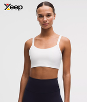XEEP Soutien-gorge de sport pour femme de haute qualité XC-SB-138, uni, simple, respirant, bretelles réglables, coussinets amovibles, maintien élevé, séchage rapide