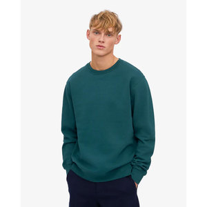Men High Quality 420G Heavy Weight Solid <b>Sweatshirt</b> Winter Fleece Warm Loose Top Heavy Fleece Winter Custom Plain <b>Sweatshirt</b> - Product Image 2