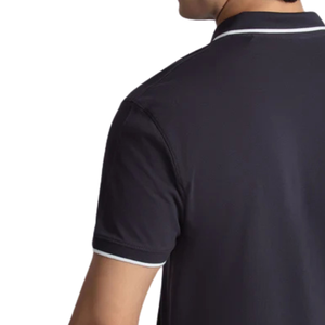 Mens Dark <b>Navy</b> Spandex/Polyester Jersey for Shirt Short Sleeve Regular Fit Casual Breathable OEM Service Golf Office Summer - Product Image 5