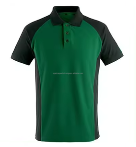 Ropa DE TRABAJO unisex, polos estampados, logotipo personalizado, algodón bordado, manga corta, polos de seda para hombres y mujeres - Product Image 4