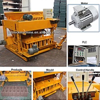 WT6-30 Nouvelle machine à fabriquer des blocs de ciment hydrauliques avec PLC et pompe |   Machine de production de briques mobile à faible coût avec contrôle automatique