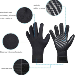 5mm Thermal Scuba Diving Gloves Wear Resistant Neoprene <b>Wetsuit</b> Gloves Anti Scratch Five Finger Underwater Spear Fishing Mittens - Product Image 5