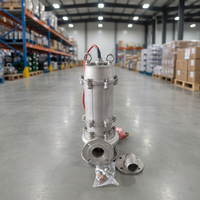 Pompe submersible électrique pour l'évacuation des eaux usées et des eaux de vidange, matériau 316