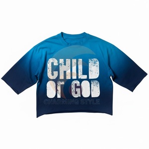 T-shirt Homme 100% Coton Épais Coupe Boxy Col Côtelé Surdimensionné Effet Délavé Uni Personnalisable - Product Image 6