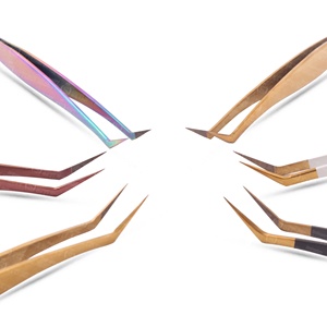 Pinzas para Pestañas Más Vendidas Hechas con Acero Inoxidable Alemán, Pinzas de Aislamiento Sostenibles, Herramienta de Injerto - Product Image 1