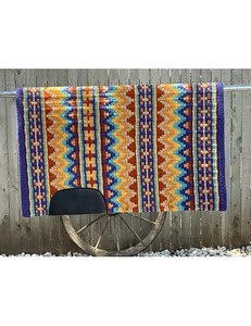 Couverture de selle western haut de gamme, tissée à la main en laine de Nouvelle-Zélande, pour chevaux de randonnée - Product Image 1