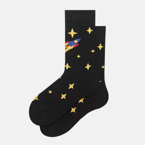 Calcetines de Algodón Personalizados de Caña Alta, Transpirables y Coloridos, Estilo Urbano, para Hombre y Mujer, Invierno, Casual, Precios al por Mayor 2026 - Product Image 1