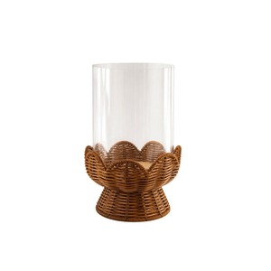 Portavelas personalizados para decoración de bodas, portavelas de mimbre, faroles y frascos para velas, fabricante OEM en Vietnam. - Product Image 3
