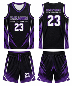 Fabricant d'uniformes de basket-ball camouflage rouge personnalisés, maillots et shorts d'équipe sublimés, nom et numéro personnalisés, camouflage rouge - Product Image 1