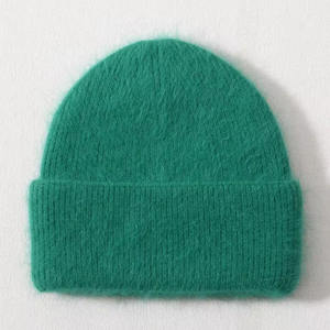 Manufacture Winter <b>Wool</b> Knitted Mohair <b>Beanie</b> Private Label Quality Customized Logo Mohair <b>Beanie</b> in Different Colors - Product Image 4