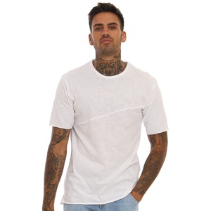 Breathable Custom Logo 300 GSM 100% Cotton Boxy <b>Fit</b> <b>Crop</b> Plus Size Men's <b>T</b>-<b>Shirts</b> High Quality Hip Hop Street Wear Blank <b>T</b> <b>Shirt</b> - Product Image 3