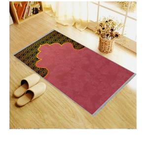 Tapis de prière doux en peluche, tapis pakistanais Jaenamaz Sajda pour hommes et femmes, tapis de prière uni, logo personnalisé, vente en gros - Product Image 6