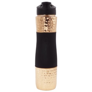 Bouteille d'eau en cuivre finition brillante, bouteille à boire ayurvédique de qualité supérieure, étanche, pour la maison, le bureau, la salle de sport et les voyages - Product Image 3